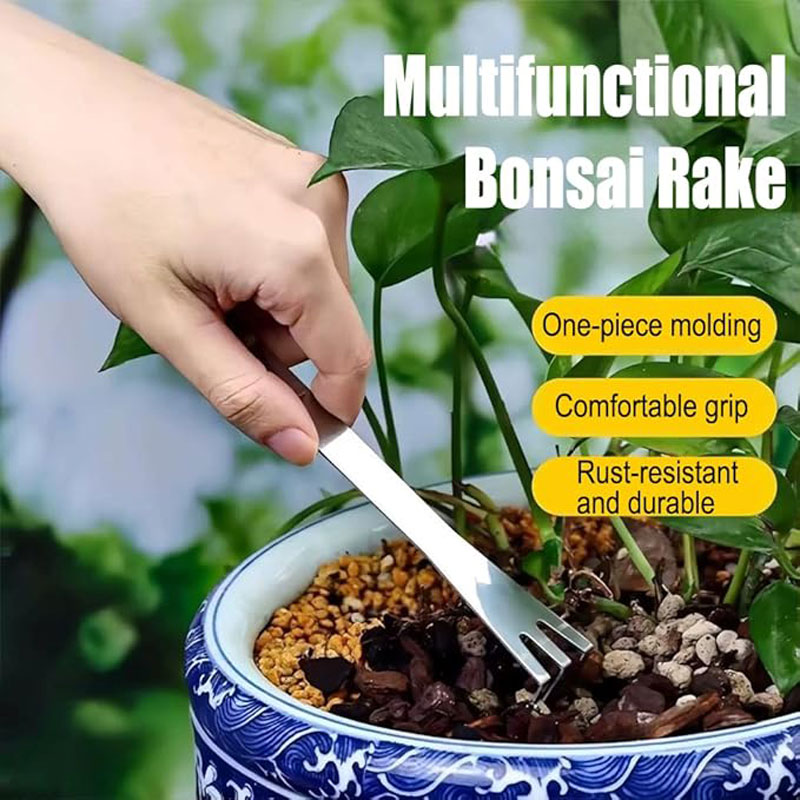 Stainless Steel Root Rake Hand - Bonsai Garden Accessories recension och pris