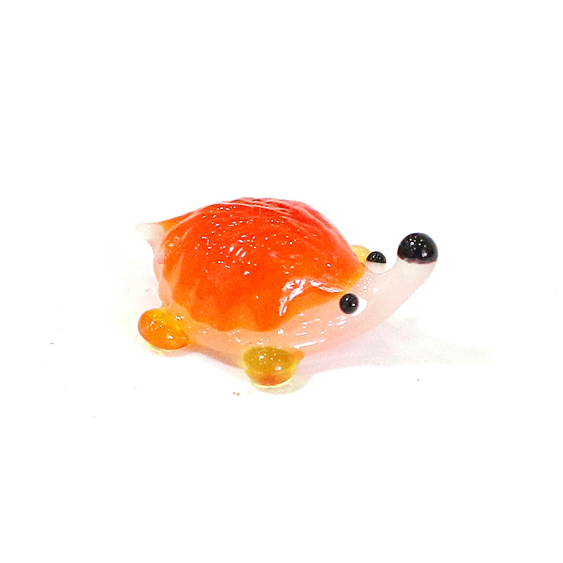 Handmade Mini Glass Hedgehog F - Bonsai Garden In Japan recension och pris