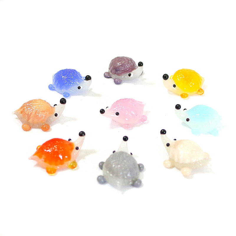 Handmade Mini Glass Hedgehog F - Bonsai Garden In Japan recension och pris