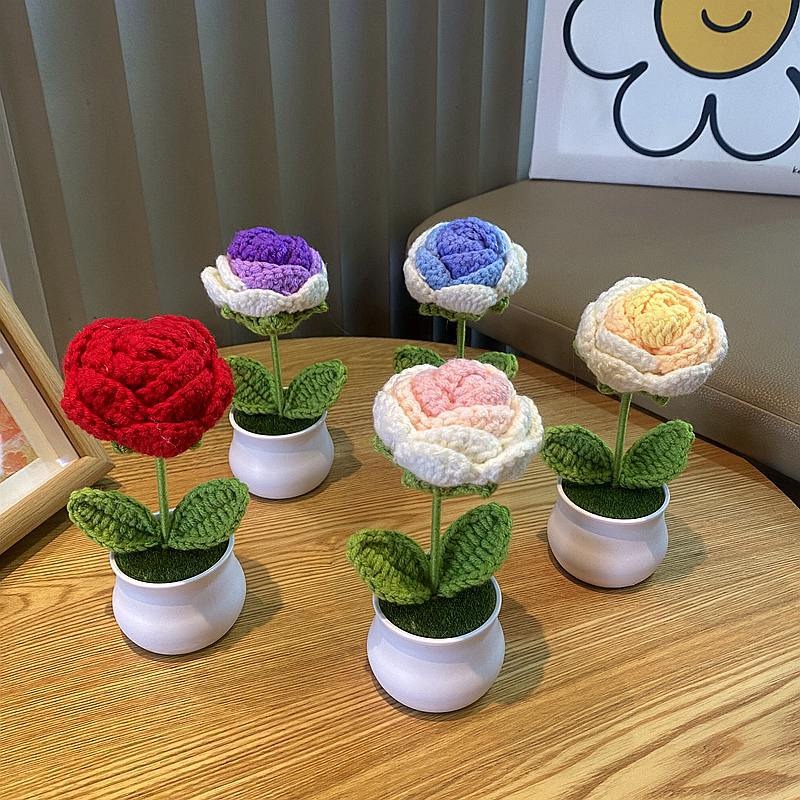 1/2/4Pcs DIY Handwoven Mini Po - Bonsai Garden Accessories recension och pris