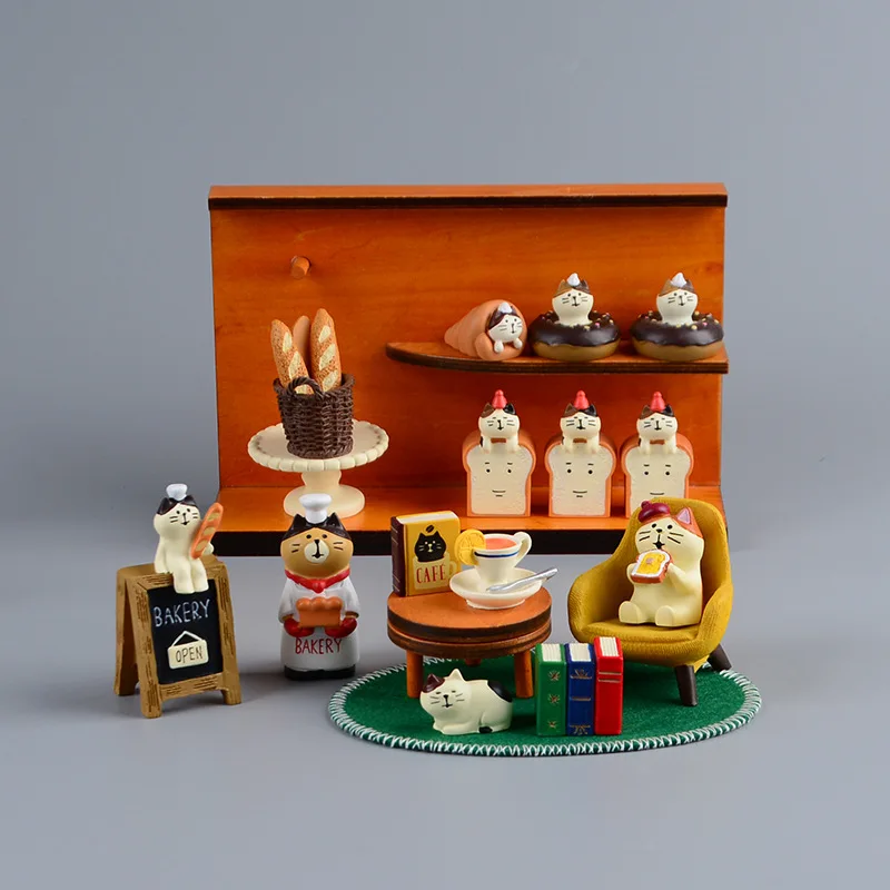 Zakka Style Cartoon Cat Bread  - Bonsai Garden In Japan recension och pris