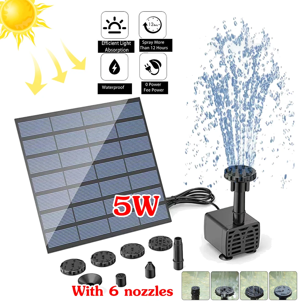Solar Water Pump Fountain Pump - Bonsai Garden Fountain recension och pris