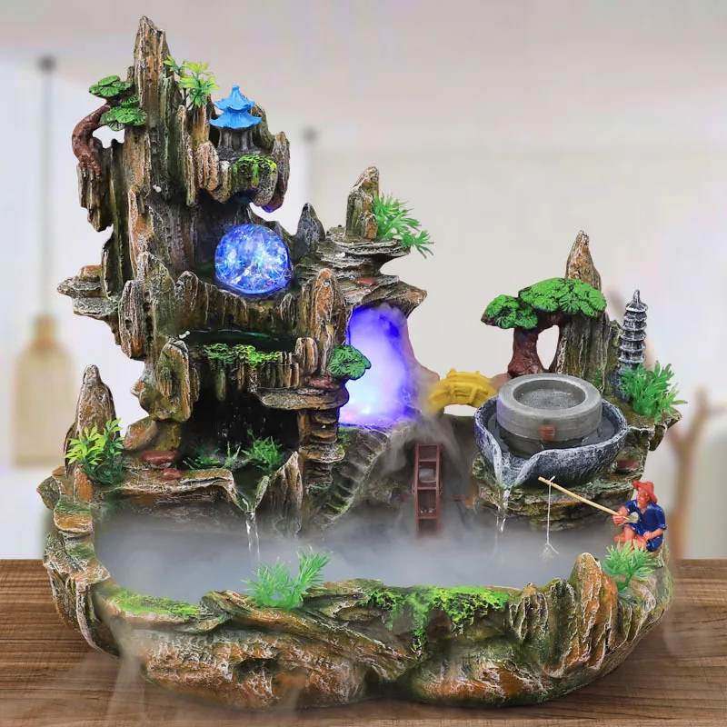 Mountain View Rockery Fountain - Bonsai Garden Fountain recension och pris
