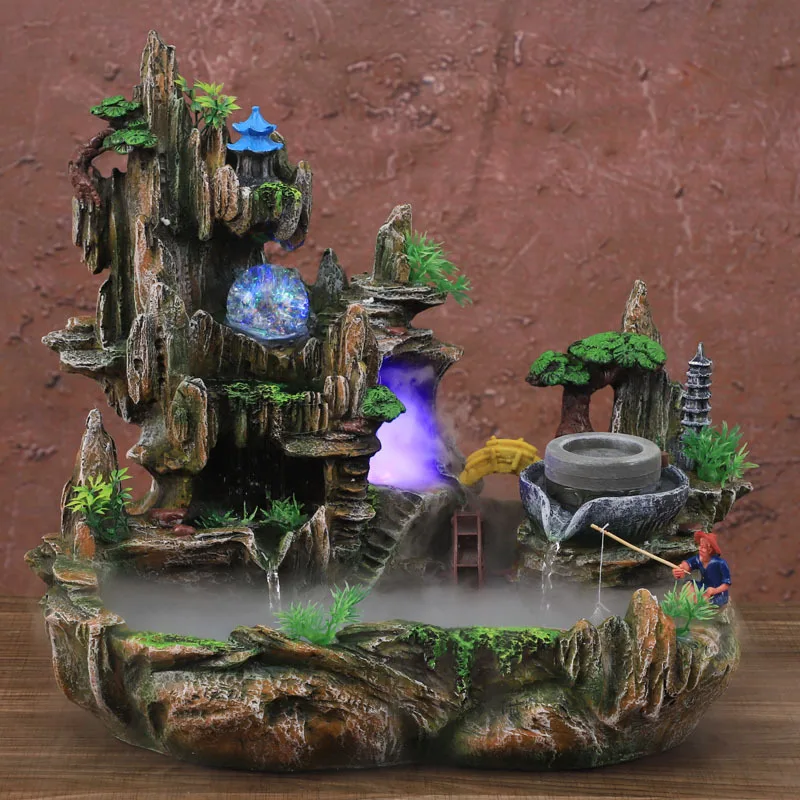 Mountain View Rockery Fountain - Bonsai Garden Fountain recension och pris