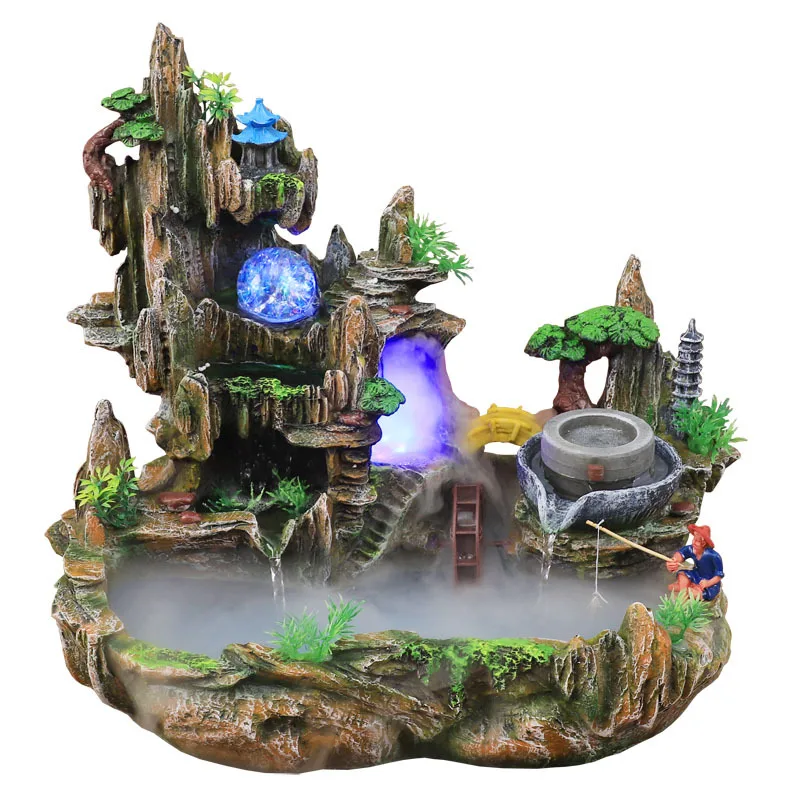 Mountain View Rockery Fountain - Bonsai Garden Fountain recension och pris