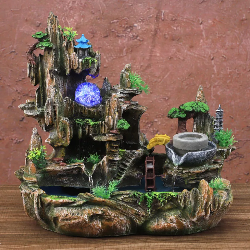 Mountain View Rockery Fountain - Bonsai Garden Fountain recension och pris