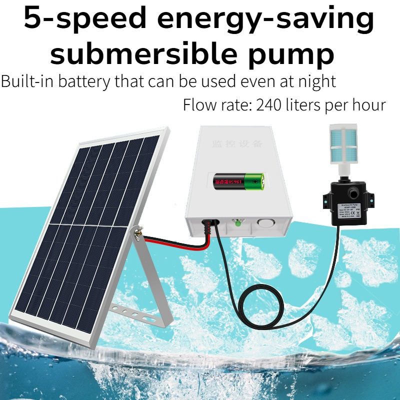 New High-flow Solar Water Pump - Bonsai Garden Fountain recension och pris