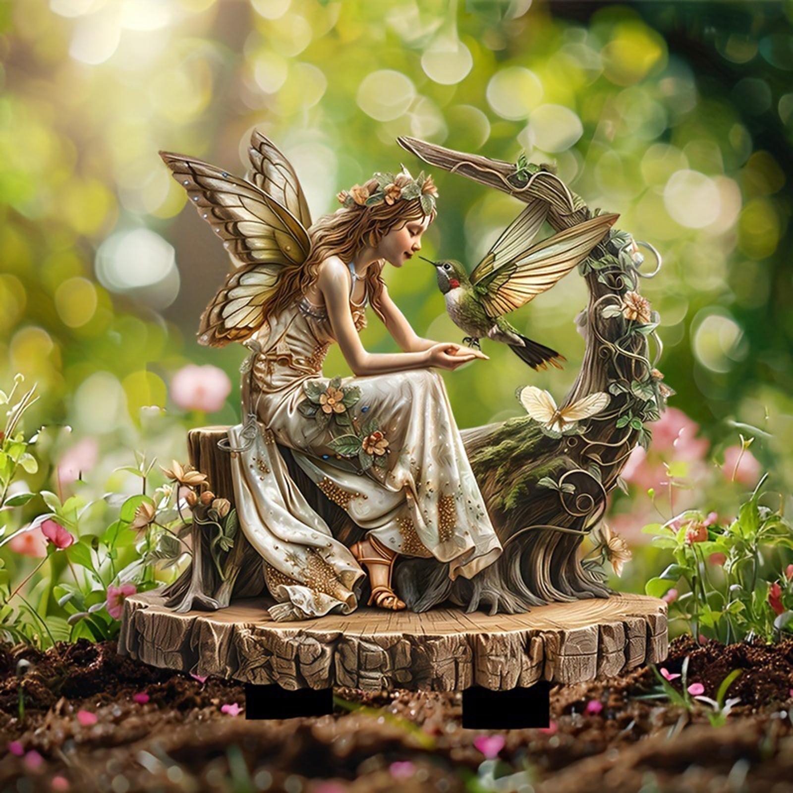 Fairy Decorative Garden Stake  - Bonsai Garden Accessories recension och pris