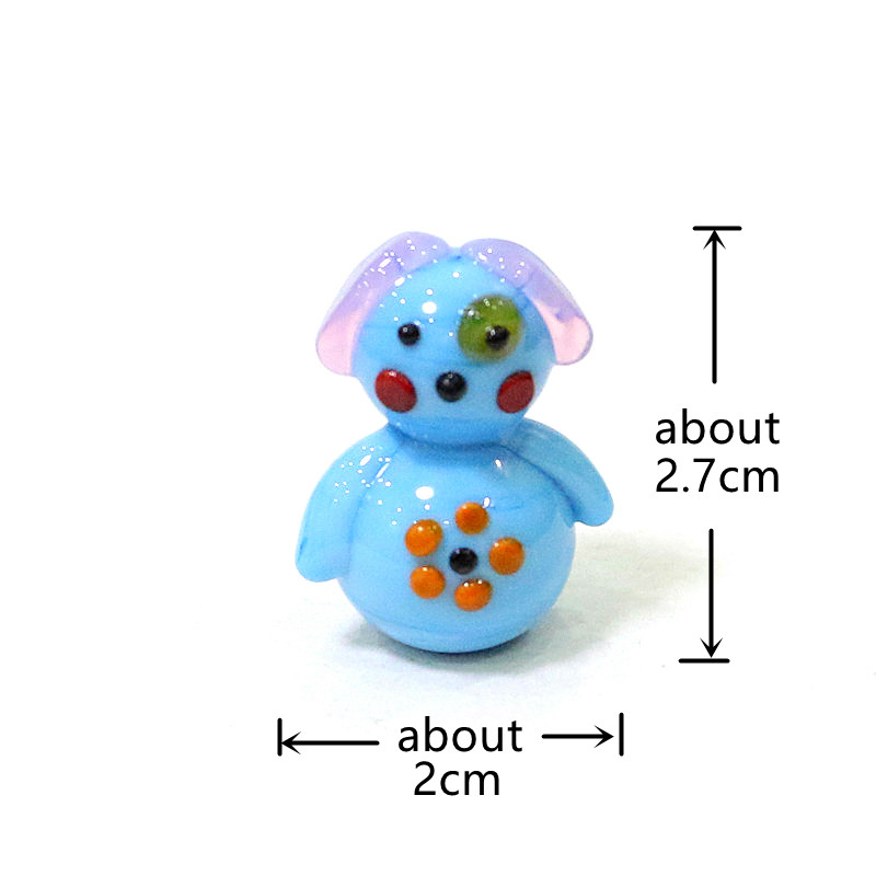 Cute Handmade Mini Glass Dog F - Bonsai Garden In Japan recension och pris