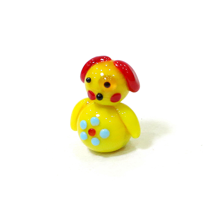 Cute Handmade Mini Glass Dog F - Bonsai Garden In Japan recension och pris