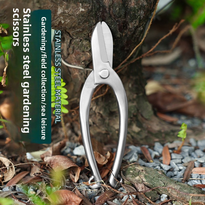 Stainless Steel Ikebana Scisso - Bonsai Garden Knife recension och pris